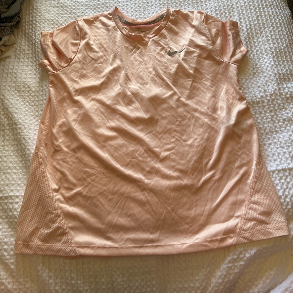 Pink Nike dry fit T-shirt